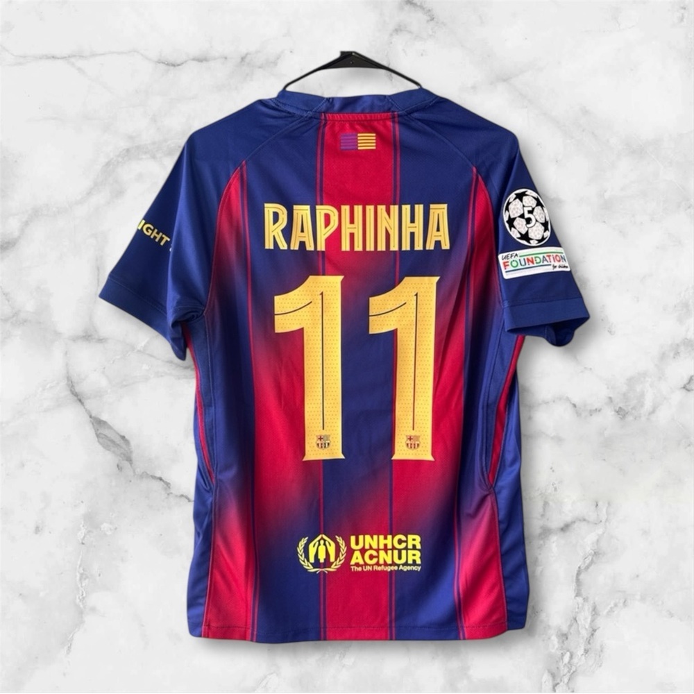 Raphinha #11 Barcelona Men’s Soccer Jersey NWT ⚽️💯 World Cup 2026 🔥